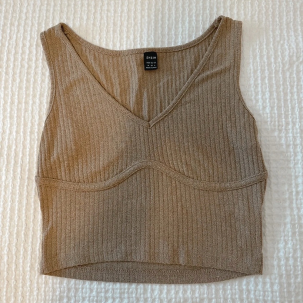 Rib Knit Tank Top - Picture 2 of 4